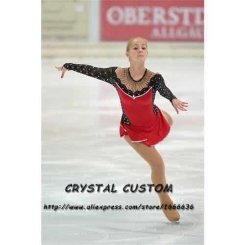 Adult Custom Figure Skating Dresses Graceful New Brand Women Ice Skating Dresses For Competition DR3867