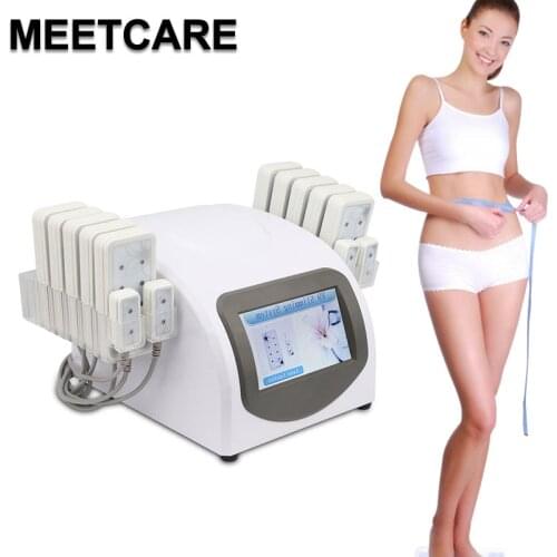 Portable Home Lipolaser Professional Slimming Machine 10 largepads 4 smallpad Lipo Laser Beauty Equipment Device for Weight Loss