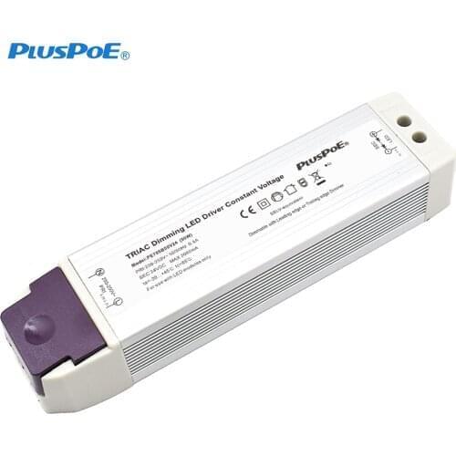 PLUSPOE Constant 24V50W Dimmable LED Driver Transformer Power Supply Dimming for 24V LED strip Lights Work with Wall Dimmers