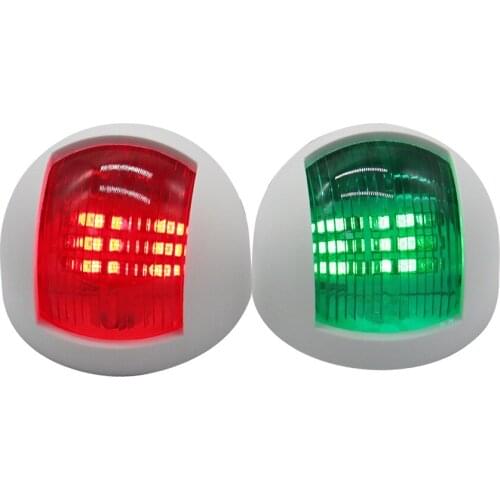 LED Marine Navigation Lights Hemispheric Bow Pontoon Skiff Power Boat Signal Warning Signal Lamp for Marine Boat
