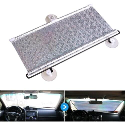 Laser Reflective UV Blocked Car Sun Shades For Windshield Suction Cap Rear Window Cover Sunshade 40CM*60CM 45CM*125CM 50CM*125CM