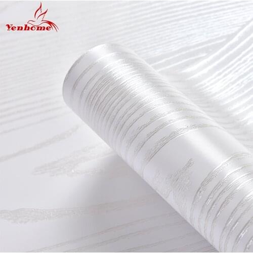 Kitchen Waterproof Wall Stickers Furniture Vinyl Self adhesive Wallpaper Wood Grain Contact Paper Film Wardrobe Door Stickers