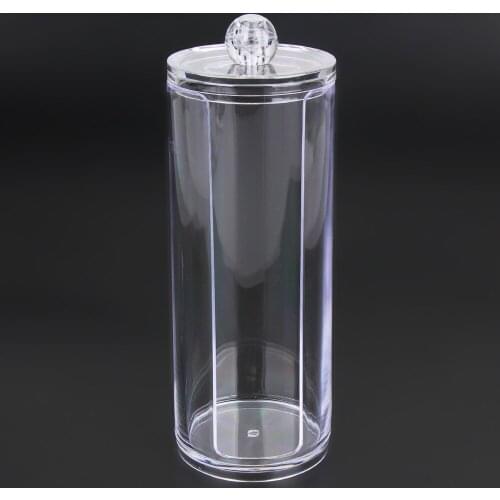 1PC Round Makeup Puff Container Storage Cosmetic Sponge Bottle Case Make up Cotton Pad Container Box Cotton Pad Containers