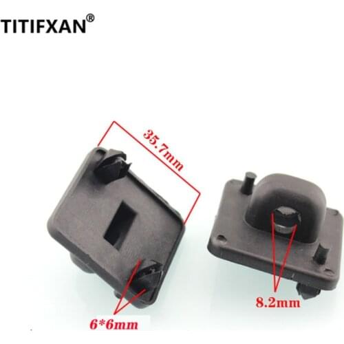 2PCS Engine cover support rod base clamp clip for Chery QQ6, QQ3, QQMe, A1, M1, M5, plastic fasteners