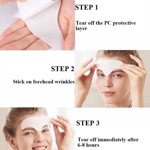 10pcs Anti-wrinkle Forehead Patches Removal Moisturizing Anti-aging Sagging Wrinkles Smoothing Lines Locking Moisture