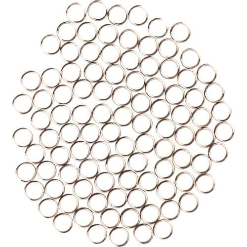 100Pcs Stainless Steel Shaft O-Rings Round Guard Rings Protect Shaft