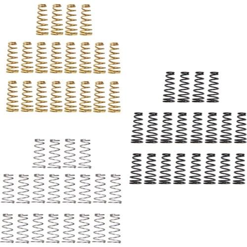 20 Pieces Electric Guitar Bass Pickup Bridge Tailpiece Saddles Spring