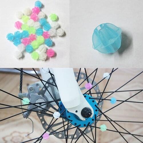 36PCs/lot Plastic Mlticolor Safety Kids Clip Bicycle Wheel Spoke Colorful Ornament Children Bike Accessories Decoration Beads