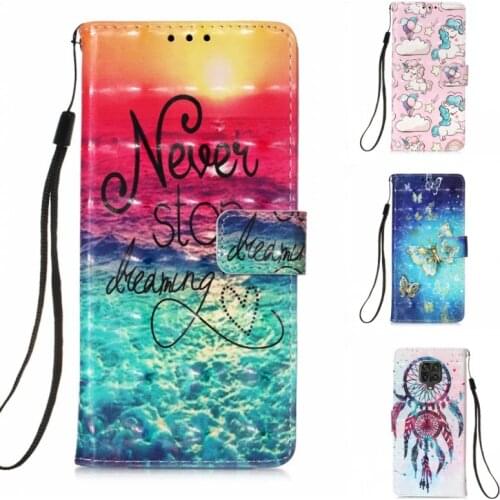 3D Cartoon Case For Xiaomi Redmi Note 9 Pro Max Cover PU Leather Flip Wallet Case for Xiaomi Redmi Note 9s 9 s Pro POCO X3 NFC