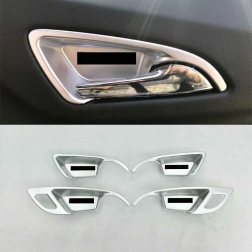 4PCS ABS Chrome Door Bowl Handle Trim Cover For Chevrolet Equinox 2018-2019 Car modification Auto parts