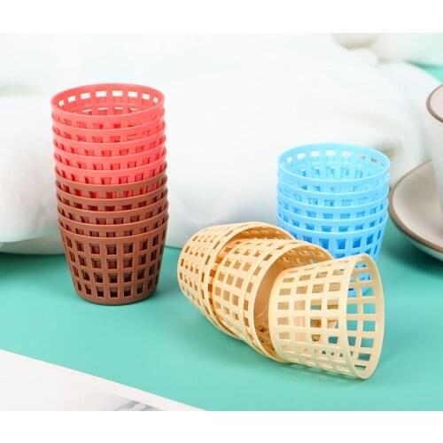5Pcs 1:12 Dollhouse Miniature Storage Basket Laundry Basket Doll Fruit Vegetable Food Storage Basket Doll House Miniature Decora