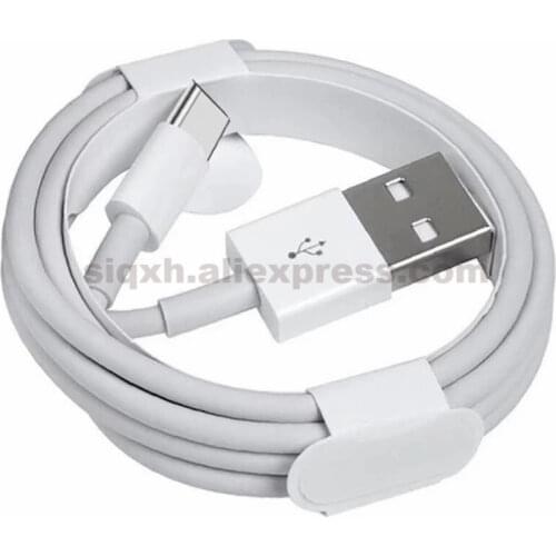 500pcs 1M White Cable for Phone 5 6 7 8 S X SE Plus USB Data Sync Adapter Charger cord USB for newest system OD3.0 high quality
