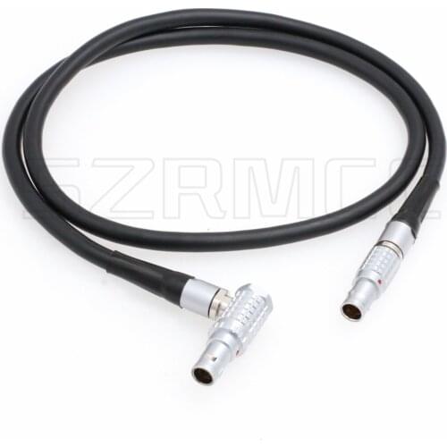 ARRI Cameras 5 Pin Male to Right Angle 5 Pin Male Timecode in/Out Cable for Sound Devices Ambient Lockit Zaxcom