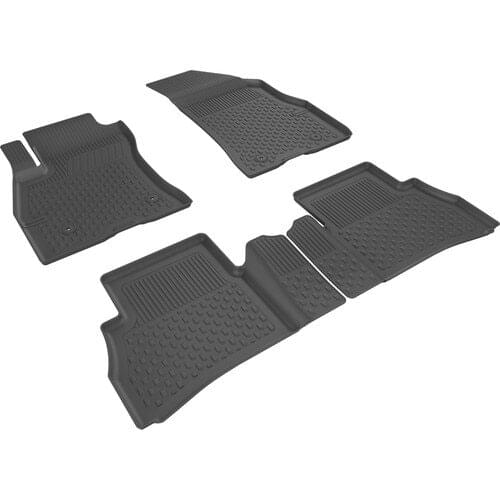Roxform Car In-4.5D Mop Black Auto Mat Interior Accessories Tuning For Fiat Doblo 2010 2011 2012 2013 2014 2015 2016 2017 2018