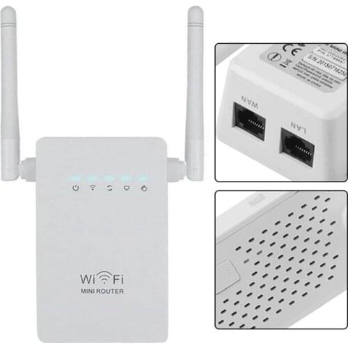Wireless Router Repeater 300Mbps Home High-Power Through-Wall Smart Wifi High-Speed Repeater AP Enhancer