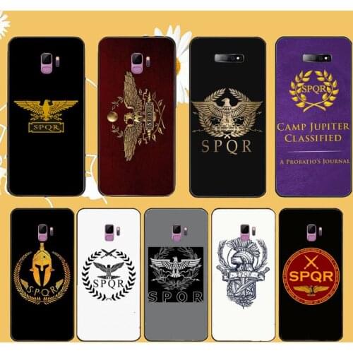 SPQR Roman Imperial legion Phone Case For Samsung S6 S7 edge S8 S9 S10 e plus A10 A50 A70 note8 J7 2017