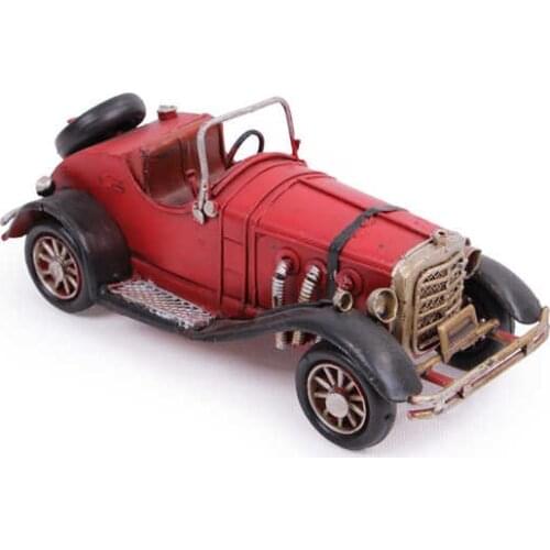 Decorative Metal Classic Car-Trinket, Miniature, Gift, Vintage Style, nostalgic-Handmade and hand painted - Quality Durable