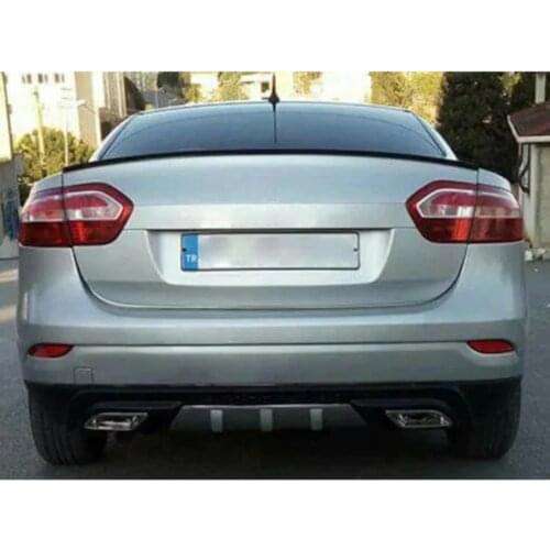 For Fluence Modells Diffuser Car Accessory Modified Rear Bumper attachment to bumper Flexible Durable Good Quality