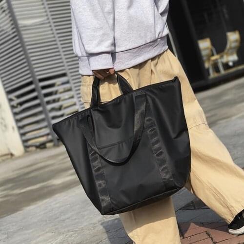 2021 New Mens And Womens Travel Bag Simple Solid Color Large Capacity Fitness Shoulder Bags