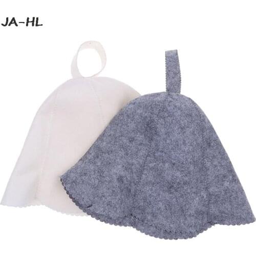 Hot sale Felt Head Protection Bath Anti Heat Free Size Russian Style Shower Cap Sauna Hat New