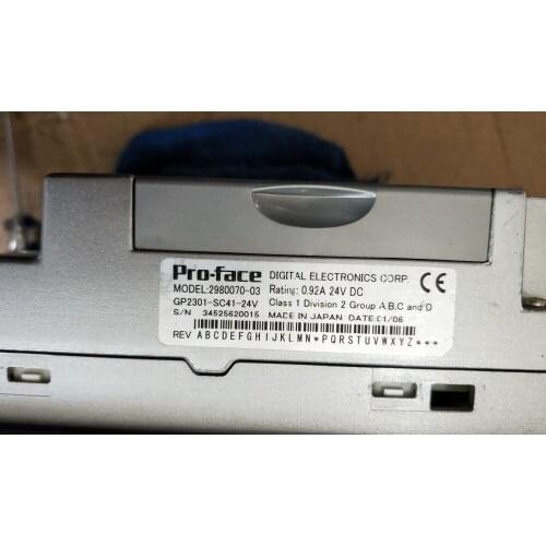 GP2301-SC41-24V Used One , touch screen, Good Working free shipping