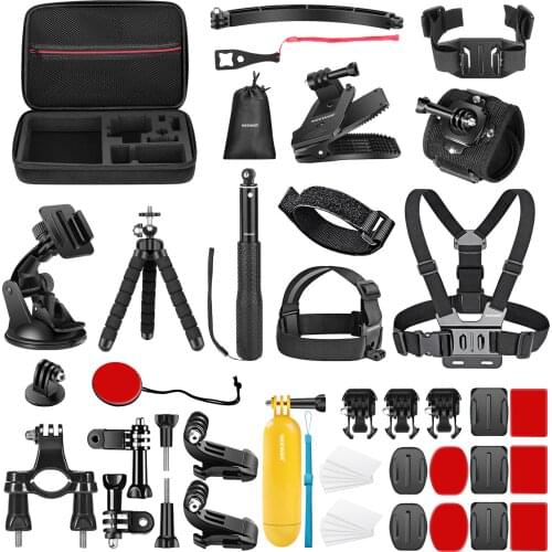 Neewer Action Camera Accessory Kit for sjcam SJ4000 5000 6000 DBPOWER AKASO APEMAN WiMiUS Rollei QUMOX Lightdow Campark