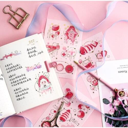 Dream seeking star paper sticker diy decoration sticker for album scrapbooking stationery sticker gift for kids