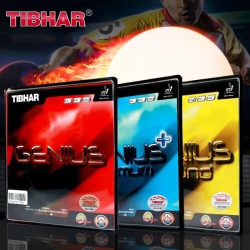 Original Tibhar Genius Table Tennis Racket Rubber Pimples In Ping Pong Rubbers