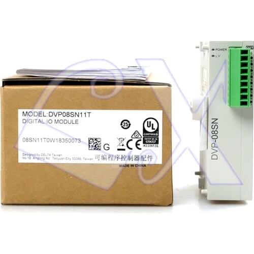 Delta Original Full New PLC programmable controller DVP08SN11T Transistor ouput 8DO in box