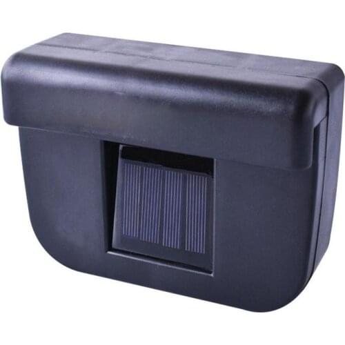 Portable Car Solar Powered Auto Fan Cooler Energy Saving On Clean Air Fan Windows Ventilador Coche Install Exhaust Car Cool Z5L0