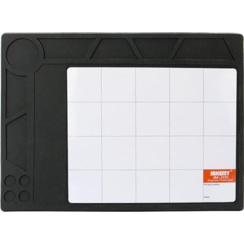 JAKEMY ESD Silicone Soldering Mat Heat Resistant Insulation Working Pad Hot Air Gun BGA Soldering Station Rework Tools