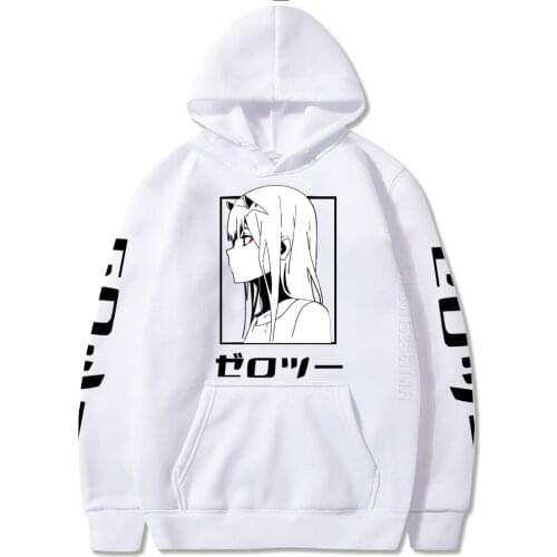 Darling In Franxx Men Women Unisex Hoodies Designer Faddish Japanese Anime Printed Streetwear For Man Zero Two Hoodie