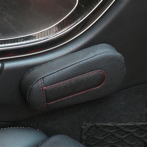 Universal Car Leg Knee Pad Leg Support Armrest Pad Car Interior Accessories Cushion Armrest Pad Interior Illow Comfortable Elast