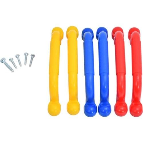 Y1UU Children Playground Nonslip Handle Mounting Hardware Kits Climbing Frame Stair H