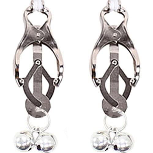 Nipple Clamps Bondage Restraint Breast For Women Game Sex Breast Metal Clips Torture Slave