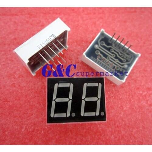 10PCS 0.56 inch 2 digit Red Led display 7 segment Common cathode GOOD QUALITY diy electronics