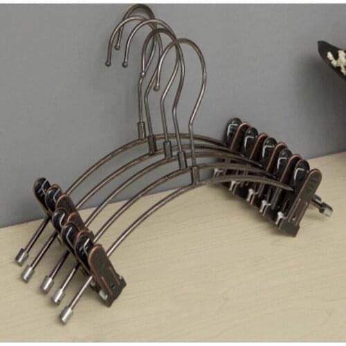 10pcs/lot 24cm/29cm childrens antique trousers rack wrought iron trousers clip