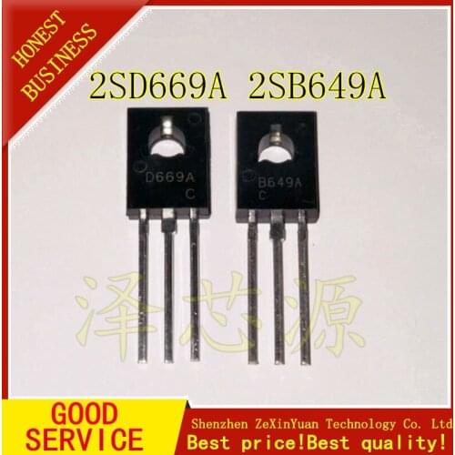 200pcs/lot New 100pcs 2SD669A 100pcs 2SB649A TO-126 160V/1.5A PNP Power transistor