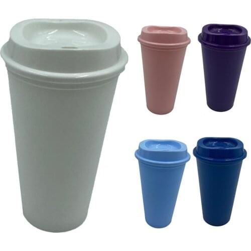 60%HOTDrinking Bottle Non-slip Easy to Grip PP Portable Lid Coffee Mug for Office