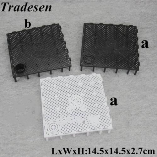 10 PCS Aquarium Filter Media Sieve Fish Tank Under Gravel Filter Bottom Sand Filter System Oxygen-increasing Water Cleaning