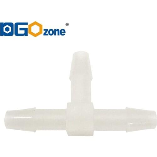 Free shipping 3/16" PVDF plastic tee connector Sprinkler Irrigation Tee Water Hose connectors three connectors KH-TED3