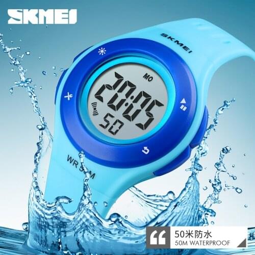 SKMEI Kids Watch Fashion Waterproof Alarm LED Digital Watch Boys Girls Children Cartoon Sport Watch montre enfant 1455