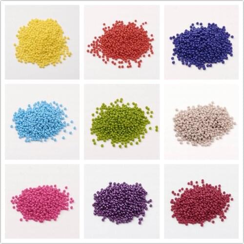 FGB® 11/0 Baking Paint Round Glass Seed Beads Grade A 2.3x1.5mm for jewelry making , Hole: 1mm; about 5300pcs/50g