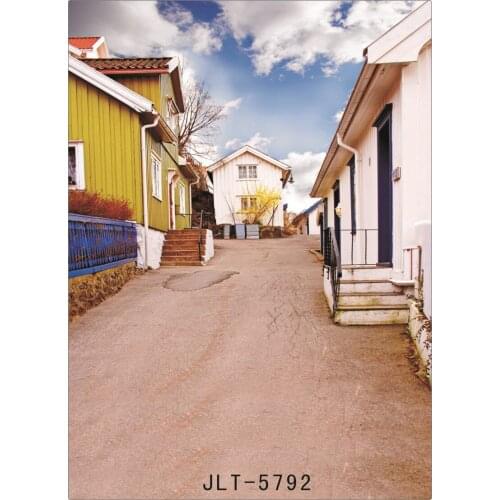 Photography Background for Photo Studio Outdoor House Path Computer Printed Vinyl Photographic Backdrops for Wedding Children