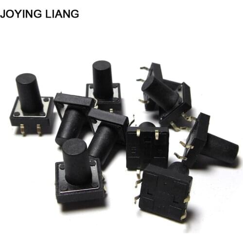 JOYING LIANG 12X12X14mm Switch Copper Foot Push Button Switches 12*12*14mm Small Switch 10PCS/LOT