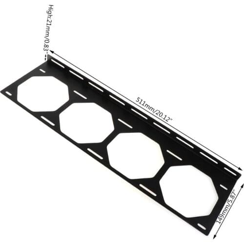 Fan Bracket 240 Radiator Mounting Bracket Water Cooler for 12/14CM Fan Holder External Computer Case Heatsink Gadget Accessories