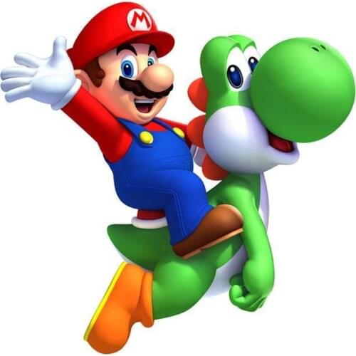 Carton Mario DIY 11CT Cross Stitch Embroidery Kits Craft Set Printed Canvas Cotton Thread Home Decoration On Sale Dropshipping