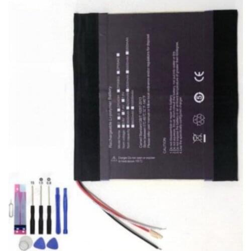 NEW Original size replacement battery for Teclast T98 4G Eight core Tablet PC 3 Lines welding batteries+tools