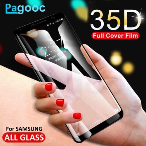 PAGOOC Screen Protectors For Samsung Galaxy A8 2018