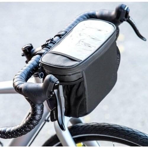 Bicycle Head Bag Bicycle Front Basket Bike Front Bag Top Frame Handlebar Bag Waterproof Large Capacity Mountain Bike Packet